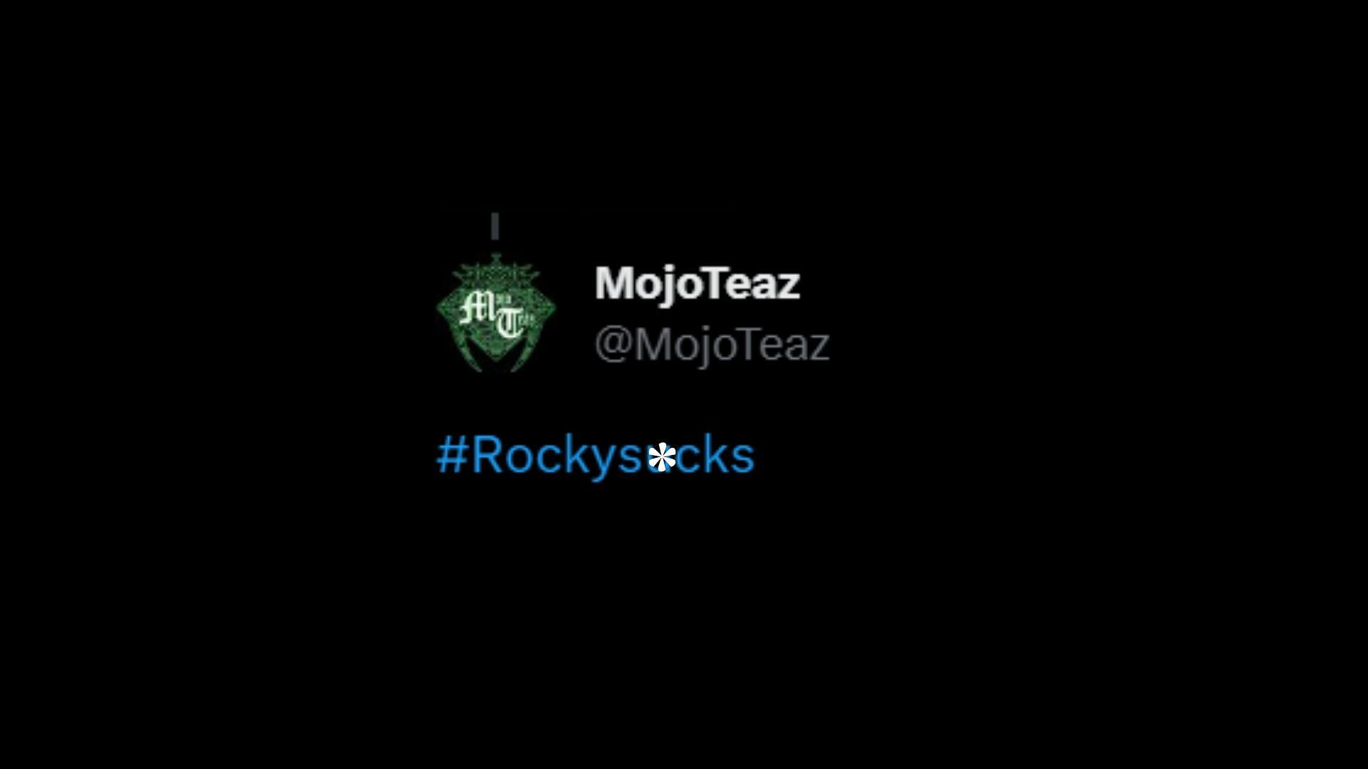Screenshot of fan's tweet